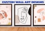 create trendy printable wall art for your etsy shop